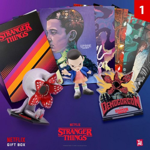 Netflix gaveæske med 24 dele - YuMe Toys adventskalender i bogform