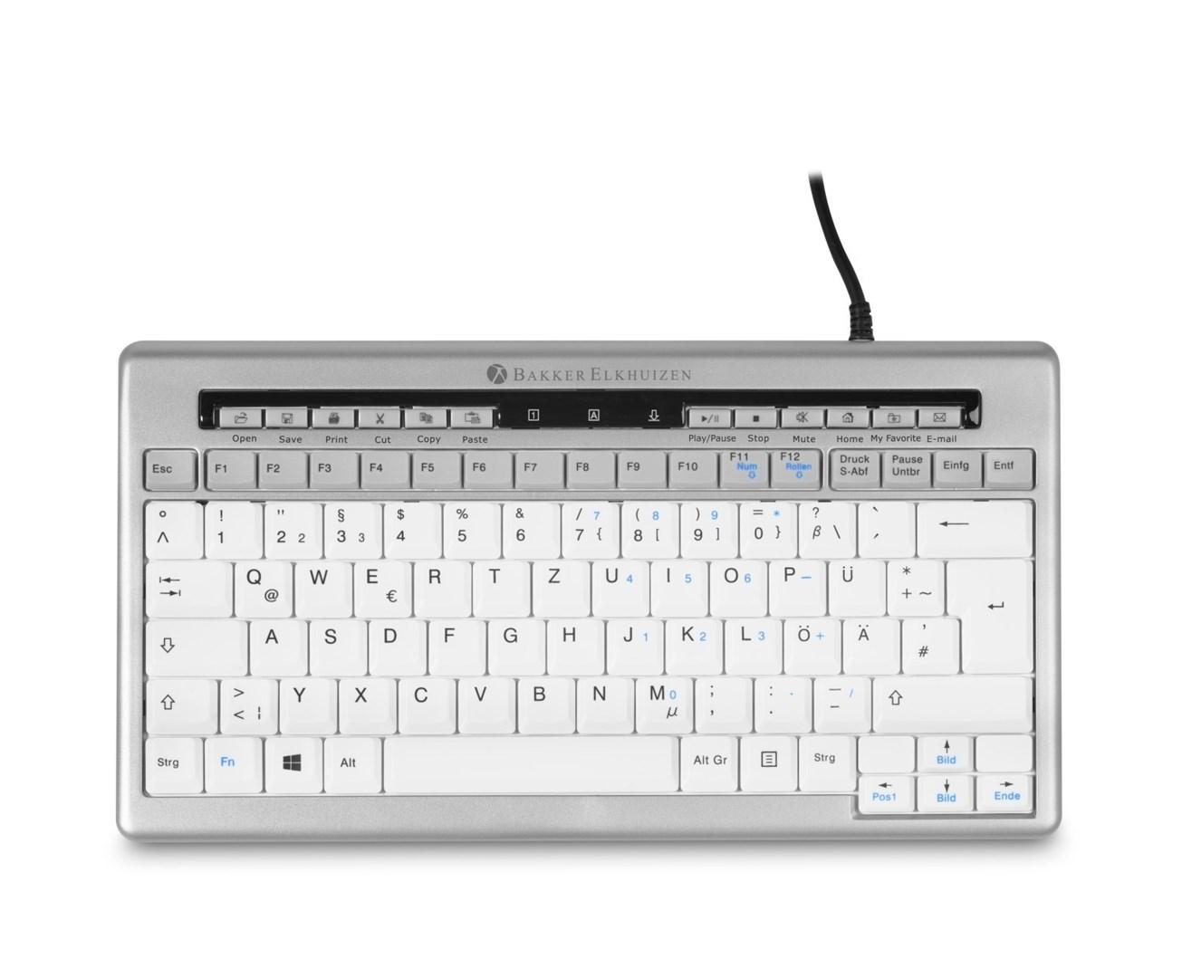 BakkerElkhuizen S-Board 840 - kompakt tastatur (DE QWERTZ)