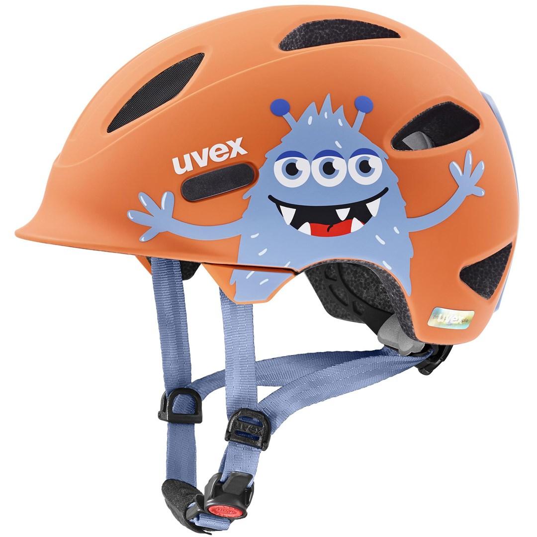 uvex Oyo Style børnecykelhjelm 50-54 cm - Monster Papaya mat