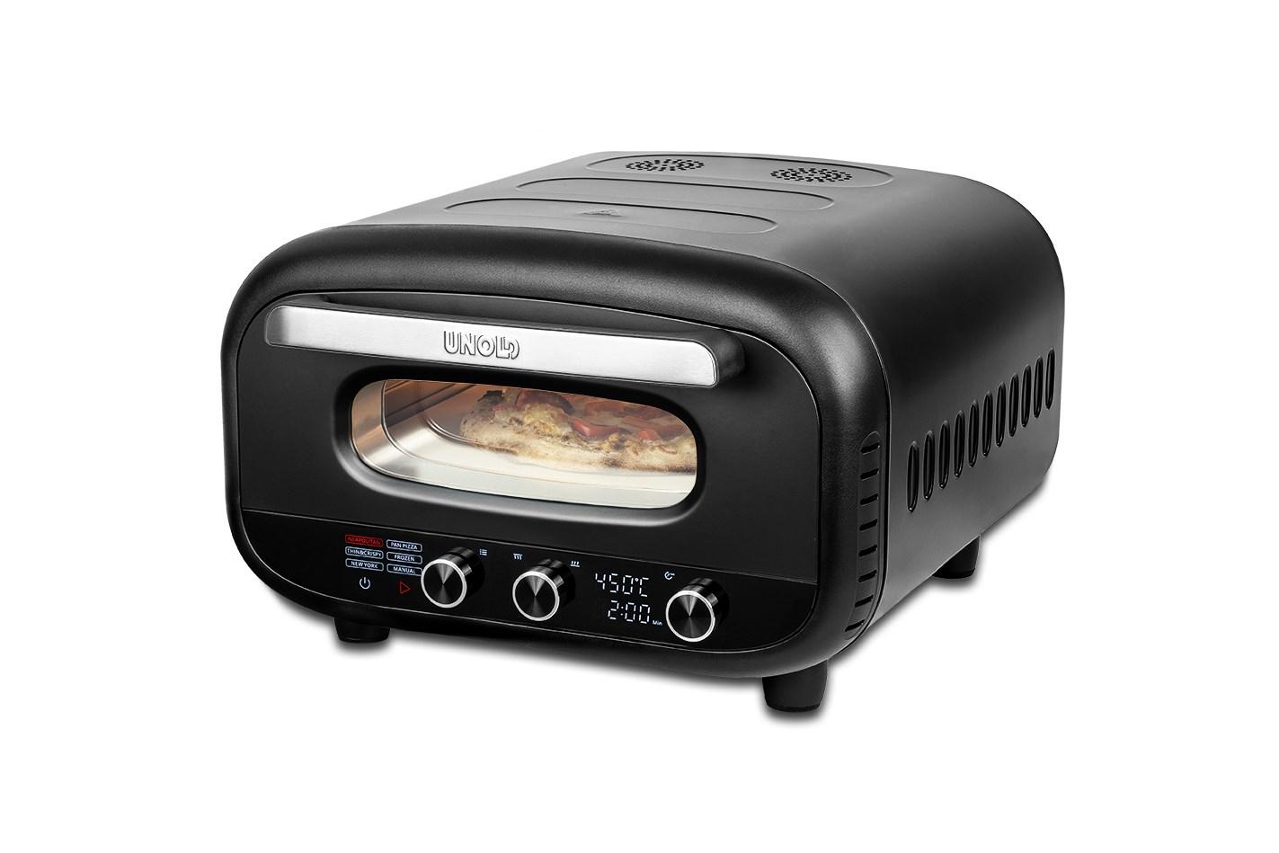 Unold 68805 elektrisk pizzaovn - 30 cm sten, 1.700 W - sort