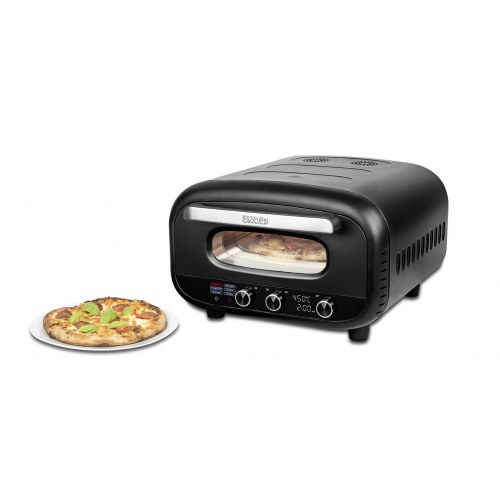 Unold 68805 elektrisk pizzaovn - 30 cm sten, 1.700 W - sort