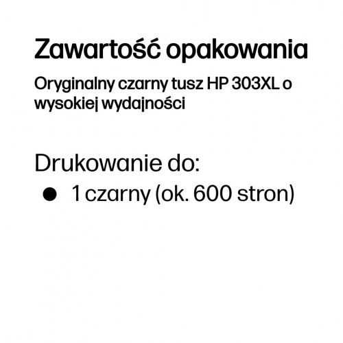 HP 303XL sort blækpatron - høj kapacitet, original