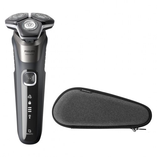 Philips Shaver Series 5000 S5887/30 - roterende barbermaskine med trimmer, sort/grå