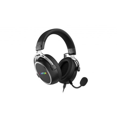 Hator Hypergang 3 - gaming headset med USB-C/USB-A og Bluetooth, sort