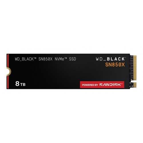 WD Black SN850X NVMe SSD 8 TB - PCIe 4.0 M.2