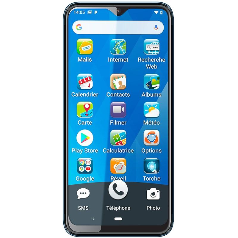 LeNuméro 2 6,3" 4/64 GB 4G Android 10 smartphone - Sort