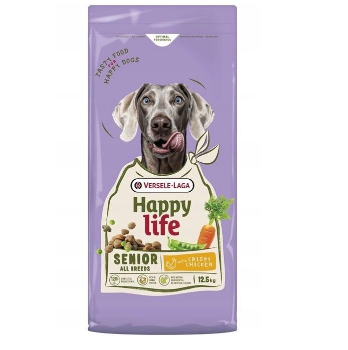 Versele-Laga Happy Life Senior kylling tørfoder - 12,5 kg