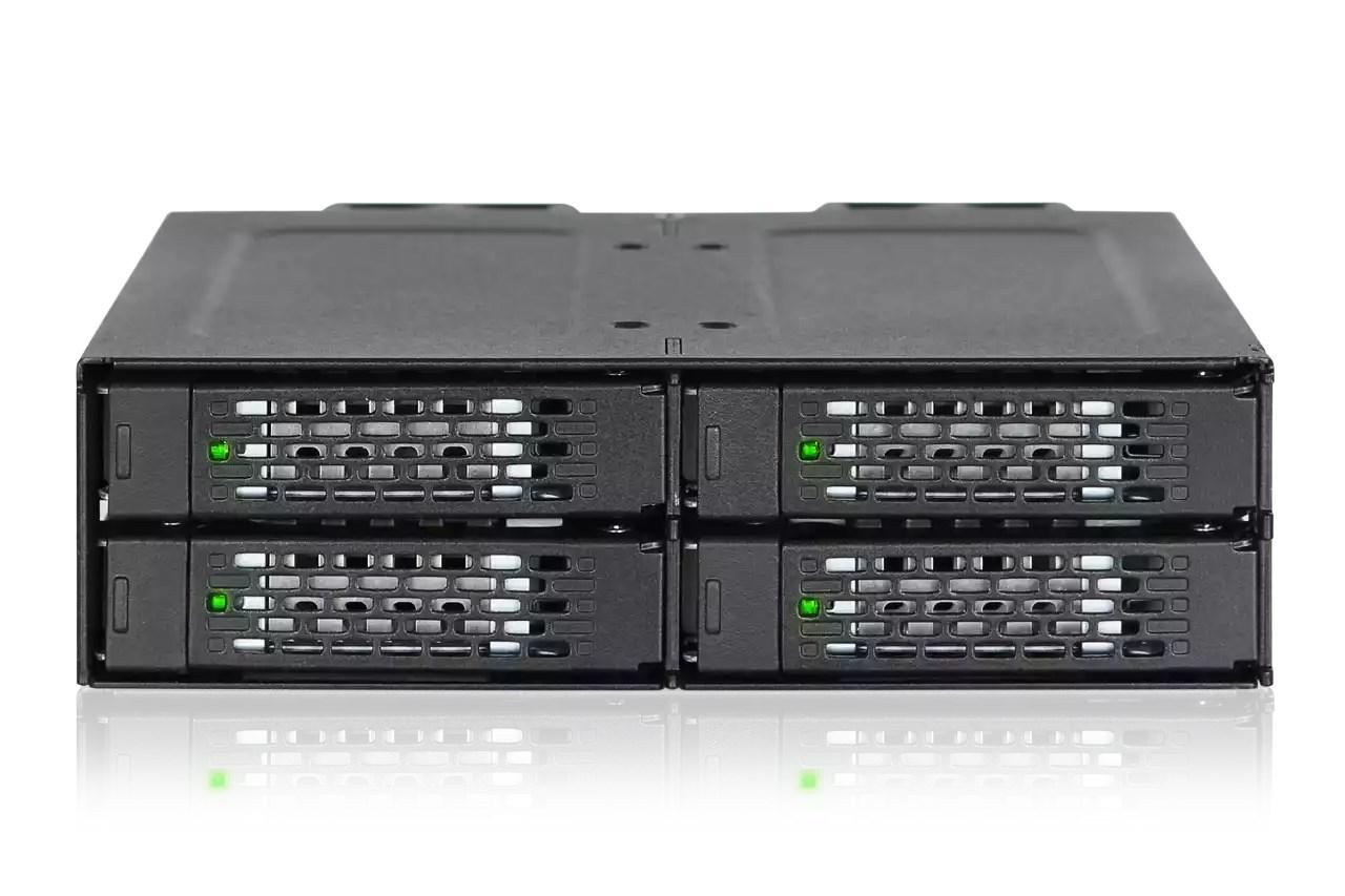 Icy Dock ToughArmor MB699VP-B V3 - 2,5" SSD-kabinet, sort