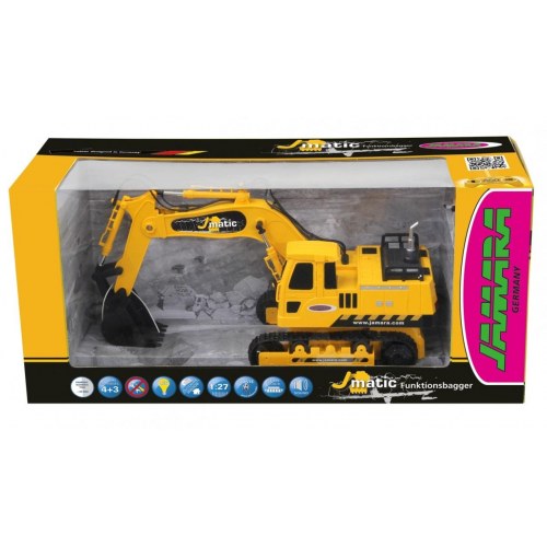 Jamara Bagger J‑Matic - fjernstyret gravemaskine 2,4 GHz (gul/sort)