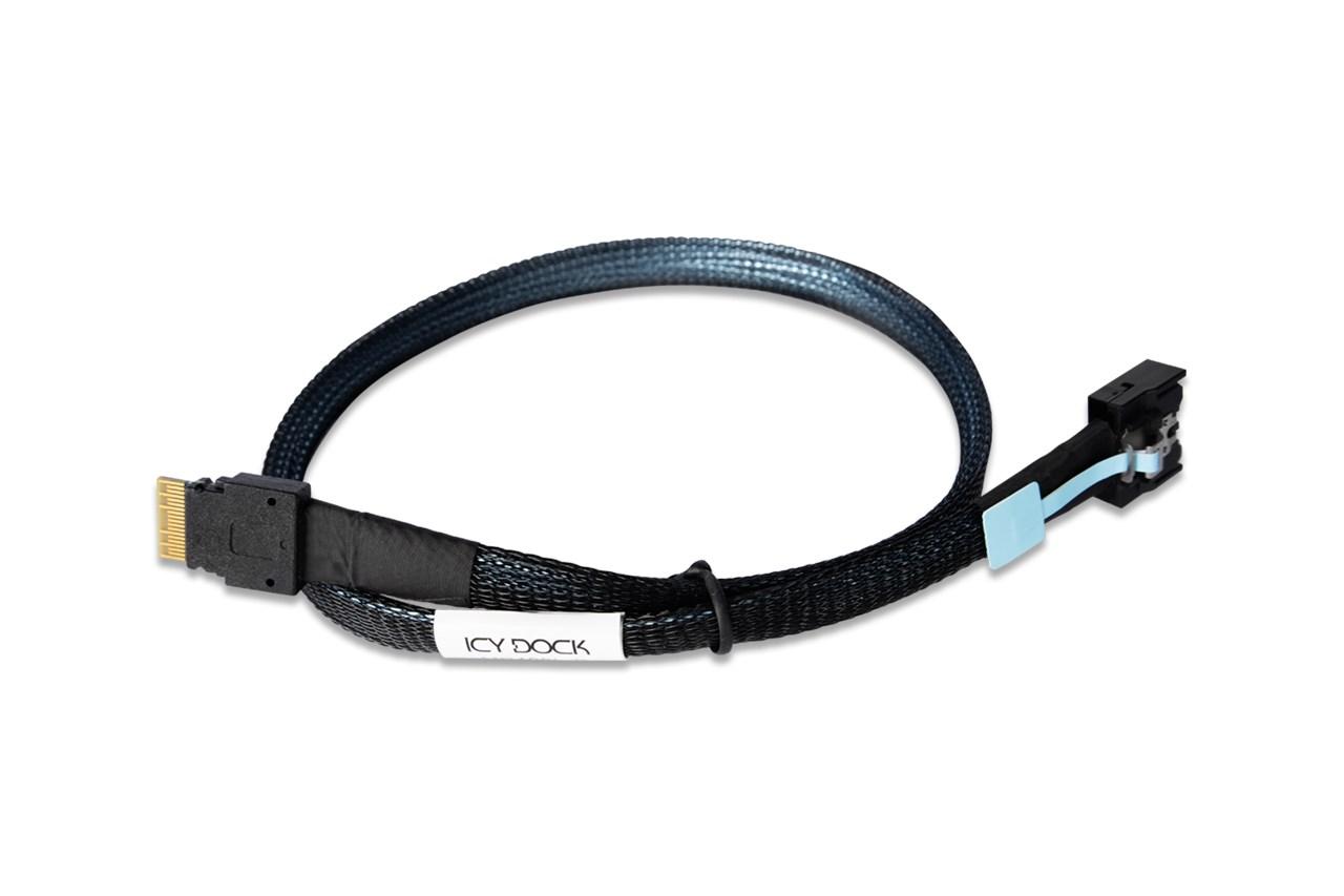 Icy Dock MB403L-B - kabel til datalagringsenhed, 50 cm - sort