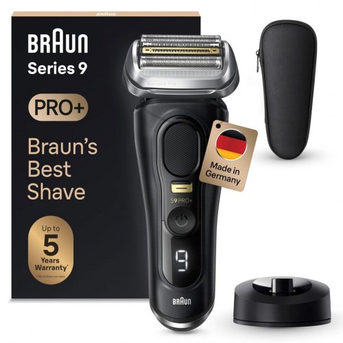 Braun Series 9 Pro+ 9510s Wet & Dry foliebarbermaskine med trimmer - Sort