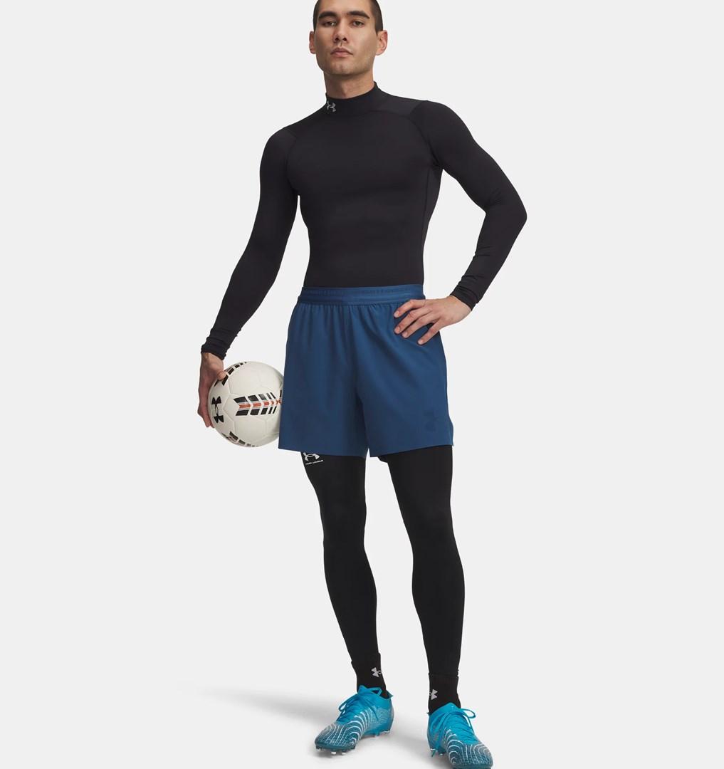 Under Armour ColdGear kompressions-leggings til mænd - sort/hvid (S)