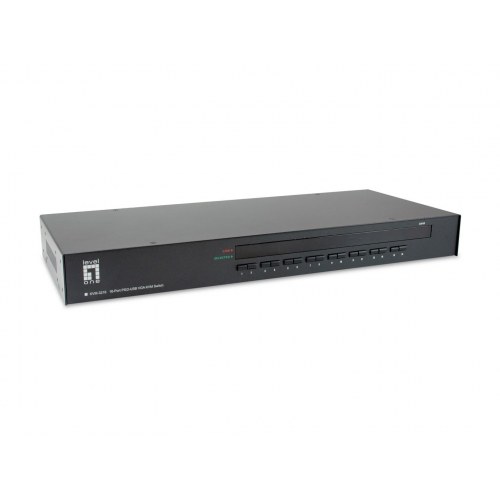 LevelOne KVM-3216 - 16-port PS/2/USB VGA KVM-switch (1U rack)