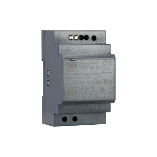 LevelOne 24 V DC industristrømforsyning, 60 W, DIN-skinne
