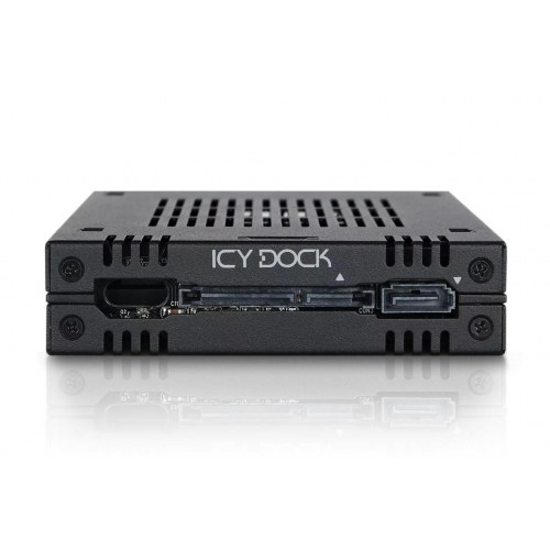 Icy Dock MB742SP-B - 2x 2,5" hot-swap drevbås til 3,5" plads, sort