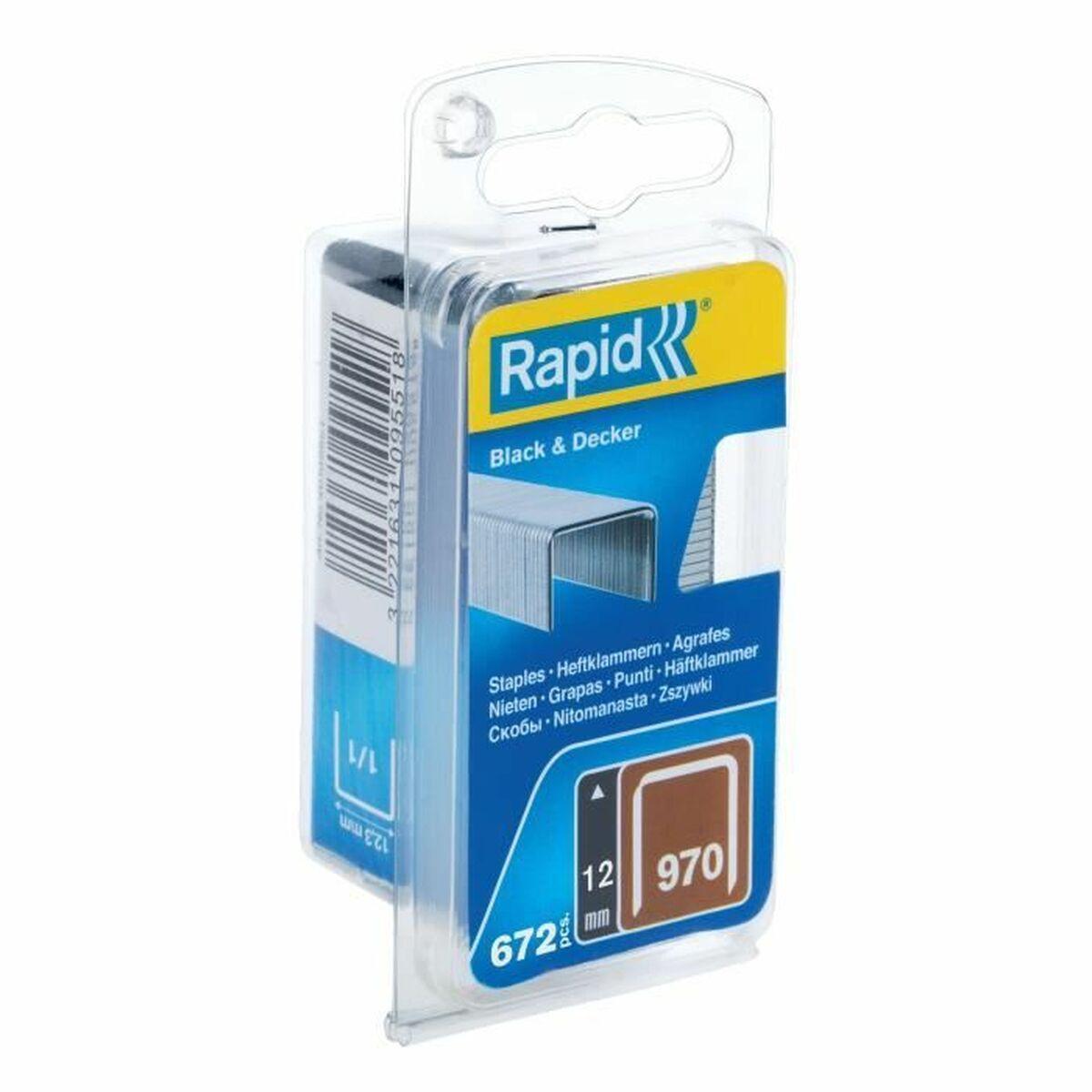 Rapid 970 hæfteklammer 12 mm - Black & Decker kompatible