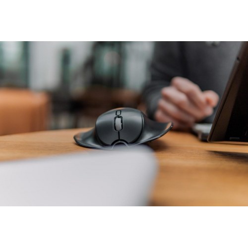 HandshoeMouse Shift - ergonomisk Bluetooth-mus til kontor, ambidextrous, 1.000 DPI (str. L)