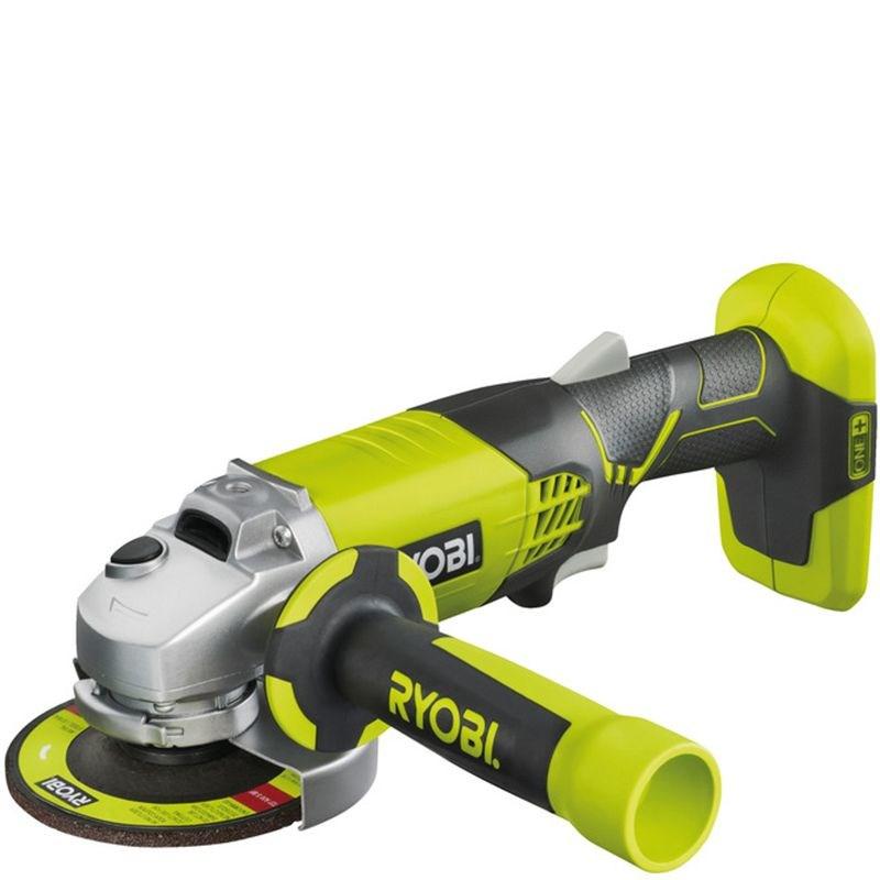 Ryobi R180AG-0 vinkelsliber - 18 V, 7.500 o/min, 2,1 kg