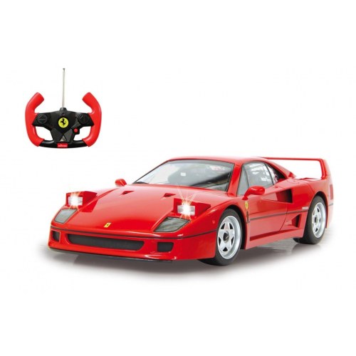 Rastar Ferrari F40 fjernstyret bil 1:14 - rød, elektrisk motor