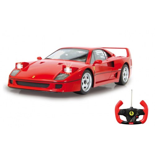 Rastar Ferrari F40 fjernstyret bil 1:14 - rød, elektrisk motor