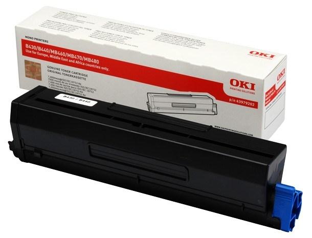OKI 43979202 sort toner - original, 1 stk.