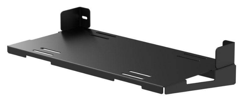 Oplite 101270 pc-holder - stål, 60 × 30 cm, sort