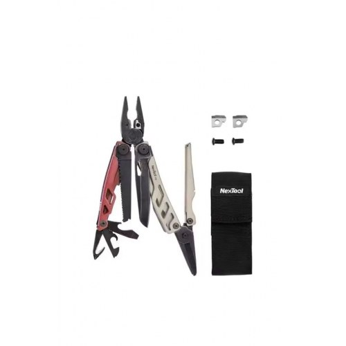 NEXTOOL Flagship F30 Pro multitool - hazelnut & coral