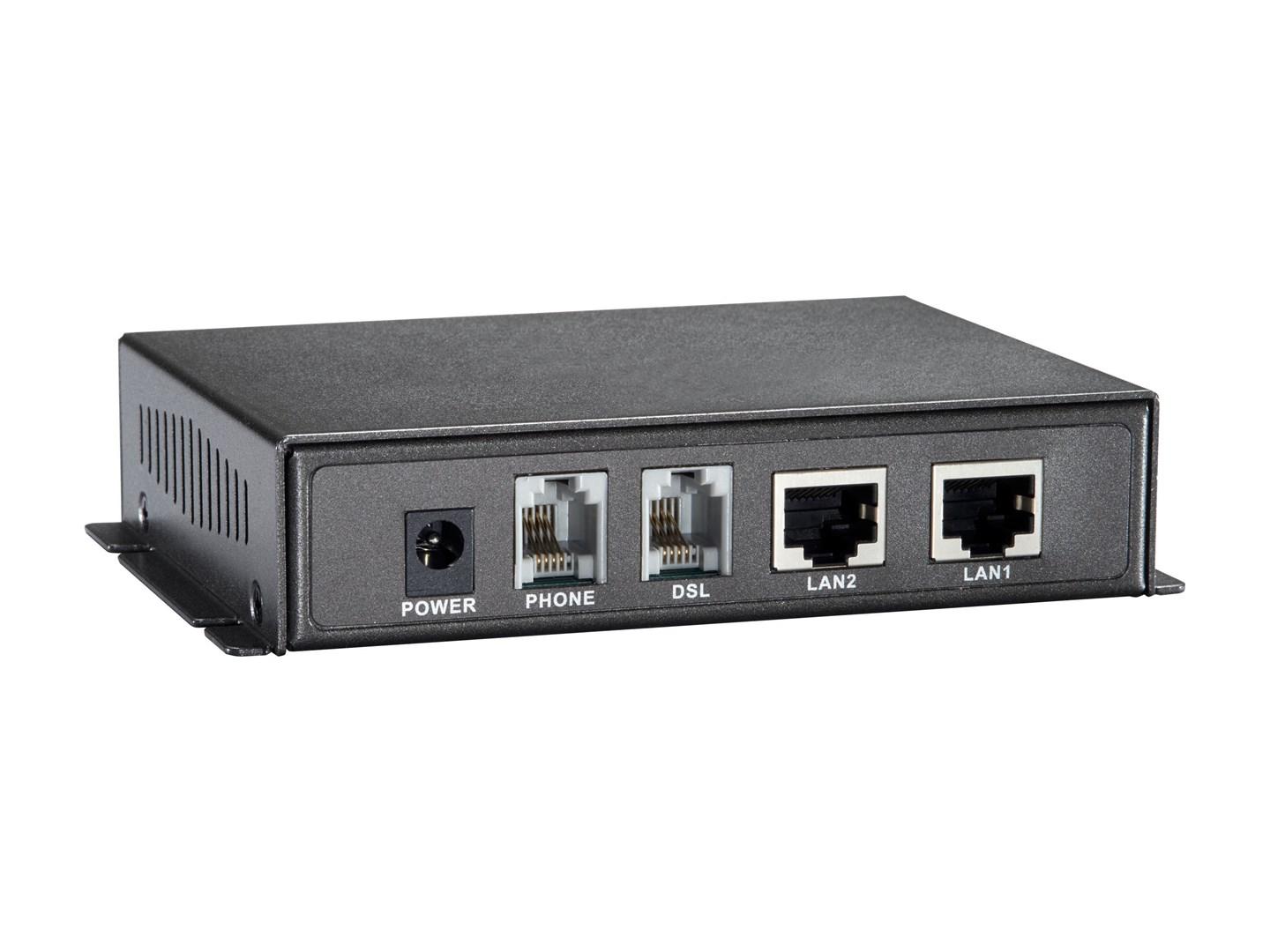 LevelOne VDS-1202 mediekonverter - Ethernet over VDSL2, 100 Mbit/s, grå