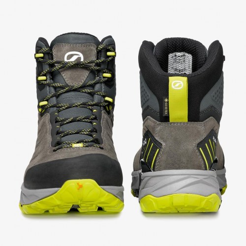 Scarpa Rush TRK GTX vandrestøvle - Titanium/Lime, str. 43,5