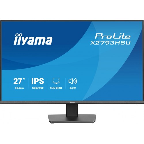 iiyama ProLite X2793HSU-B1 27" IPS Full HD skærm - sort