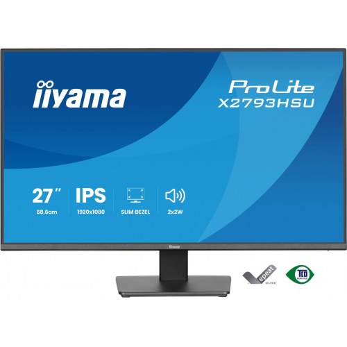 iiyama ProLite X2793HSU-B1 27" IPS Full HD skærm - sort