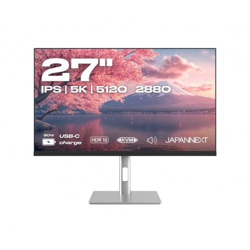 JAPANNEXT JN-IPS275K-HSPC9 27" 5K IPS skærm - sort/sølv