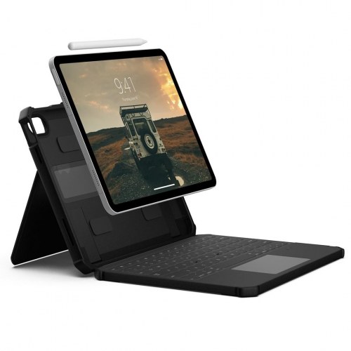 Rugged USB‑C tastatur-folio til iPad 11" (A16, 11. gen., 2025) - sort