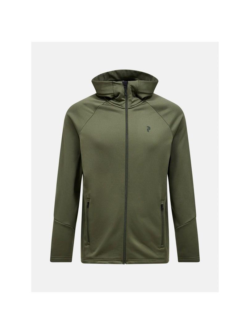 Peak Performance Rider Essentials Zip Hood - hættetrøje med lynlås, pine needle, str. L