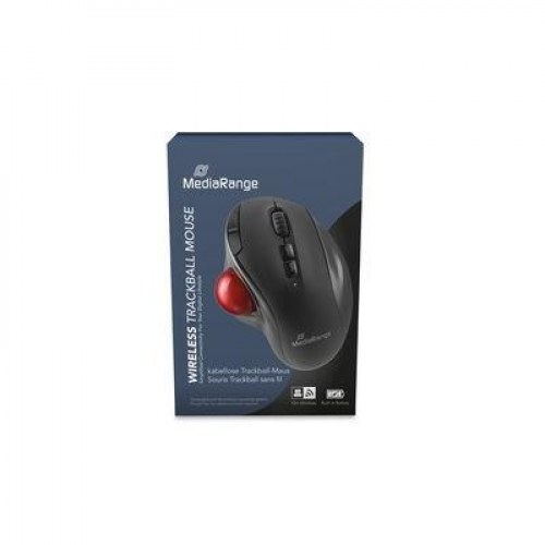 MediaRange MROS263 trådløs trackball-mus - højrehånd, USB-C, 2.400 DPI