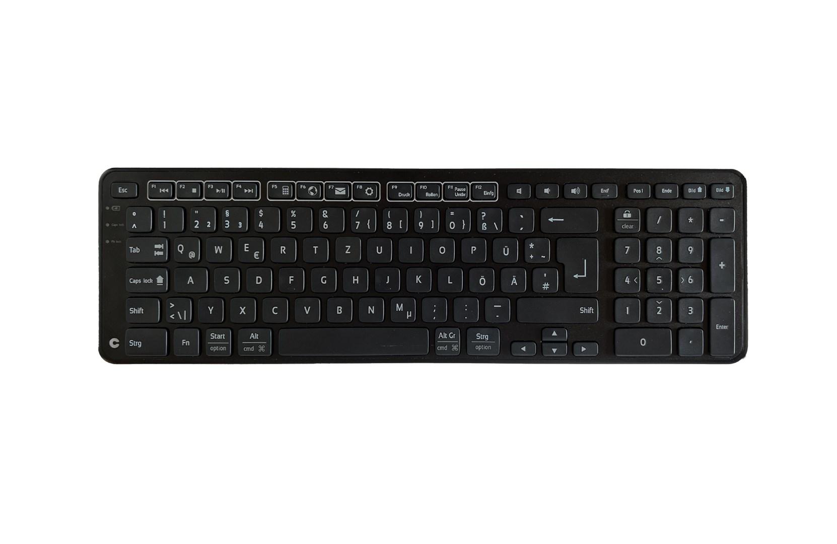 Contour Design Balance Keyboard BK trådløst tastatur - tysk (DE)