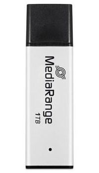 MediaRange MR1905-1 USB stik 1 TB - USB Type-A 3.2 Gen 1, sort/sølv billede