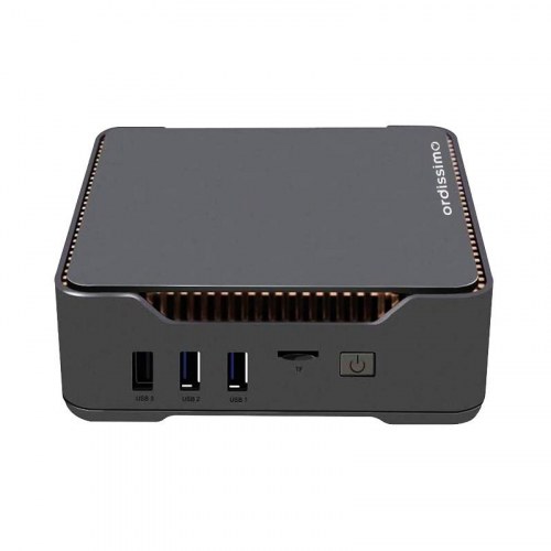 Ordissimo Luna 2 mini PC - Intel Celeron J3455, 4 GB RAM, 240 GB eMMC - sort