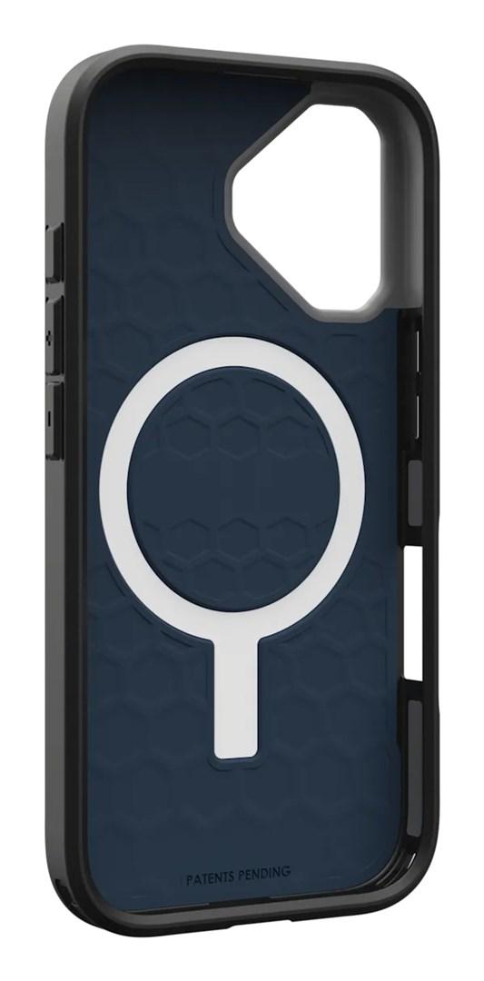 Urban Armor Gear skal - cover til iPhone (6,3") med MagSafe, blå “Mallard”