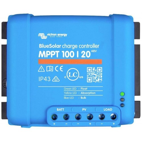 Victron BlueSolar MPPT 100/20 - solcelleregulator (op til 48 V)