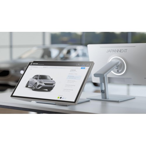 JAPANNEXT JN-IPS2152FHDR-C65W-FLD-T - 21,5" Full HD IPS touchskærm, 75 Hz - Grå