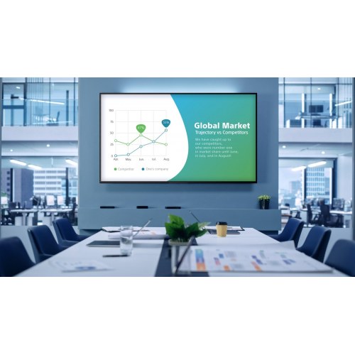 Sony FW-43EZ20L 43" 4K signage-skærm - LED, Wi‑Fi, Android, 350 cd/m², 16/7, sort