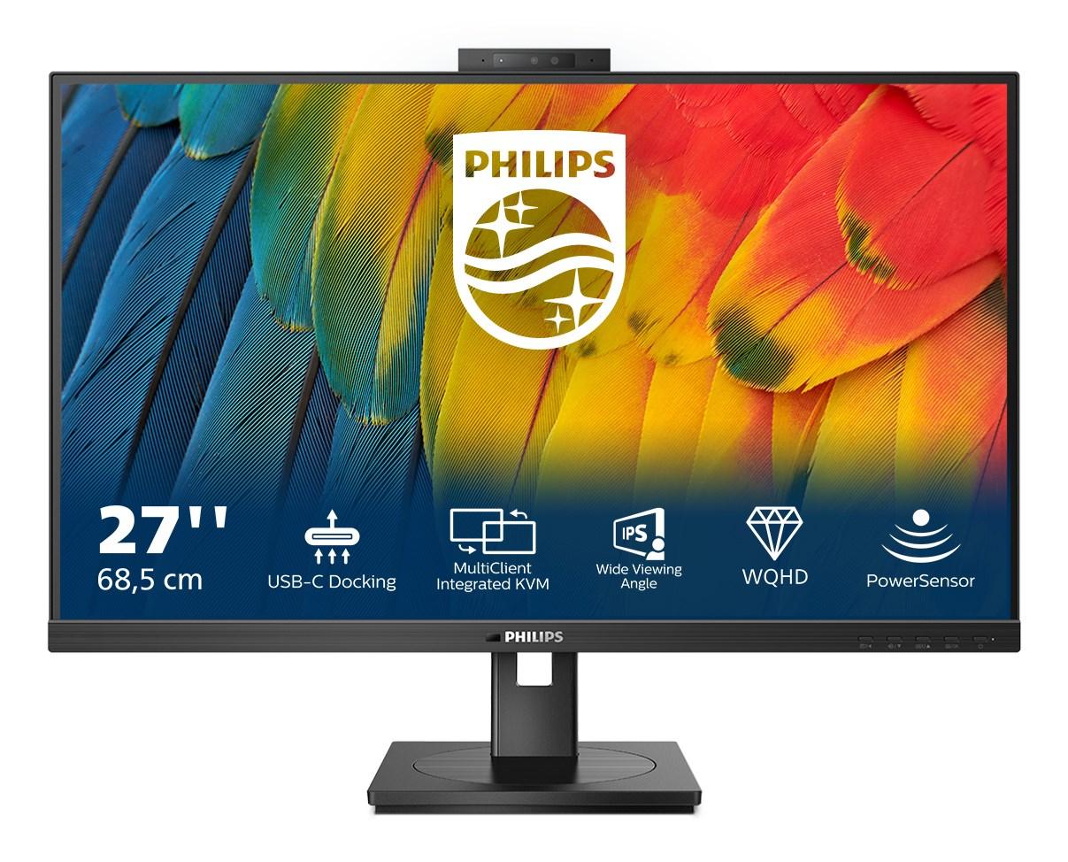 Philips 5000-serien 27B1U5601H - 27" WQHD IPS skærm med USB‑C dok