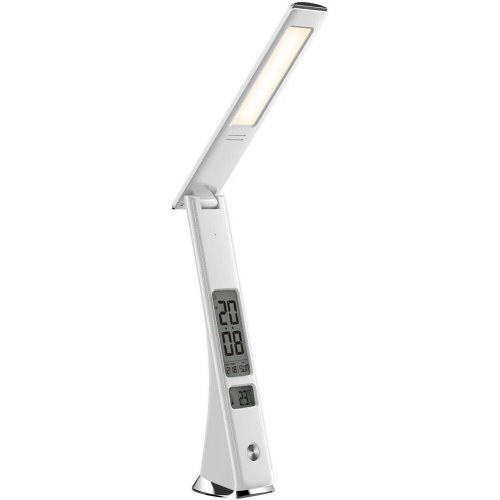 LED bordlampe med display - 5 W, hvid (Avide ABLDL-BLC-5W-WH)