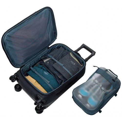 Thule Aion TARS122 kabinekuffert 35 l - sort, blød skal med 8 spinnerhjul