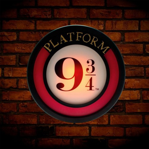 Væglampe med LED - Platform 9¾ rund USB-C/batteri