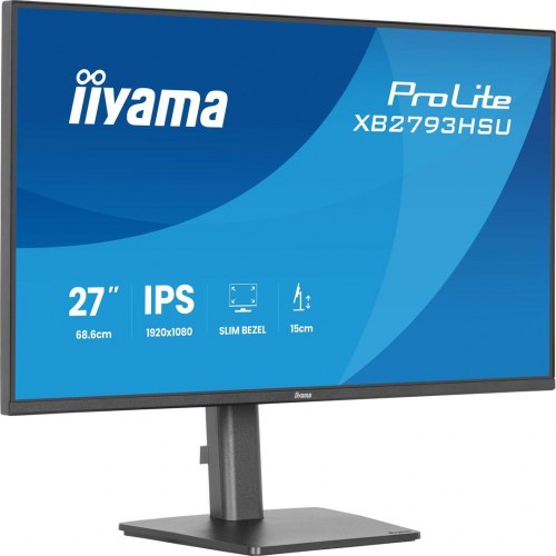 iiyama ProLite XB2793HSU-B1 27" Full HD IPS skærm - sort