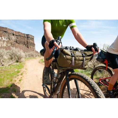 MSR Hubba Hubba Bikepack - 2-personers ridge-telt, grøn/rød/hvid