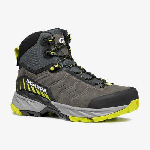 Scarpa Rush TRK GTX vandrestøvle - 43, titanium/lime