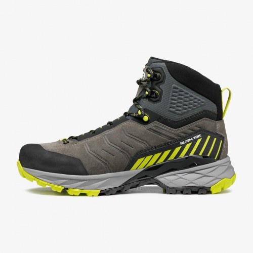 Scarpa Rush TRK GTX vandrestøvle - 43, titanium/lime